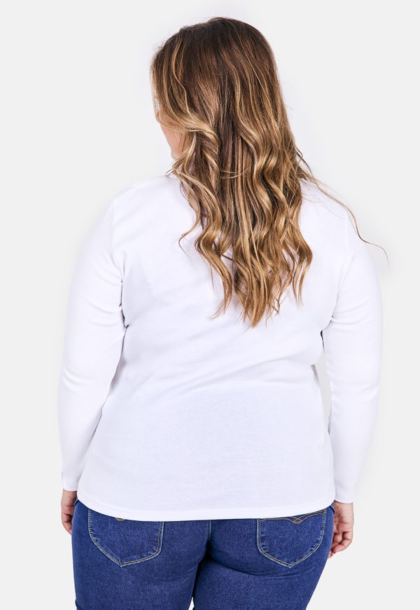 BAG-H2060 Bagoraz Plain Button Blouse Long Sleeves