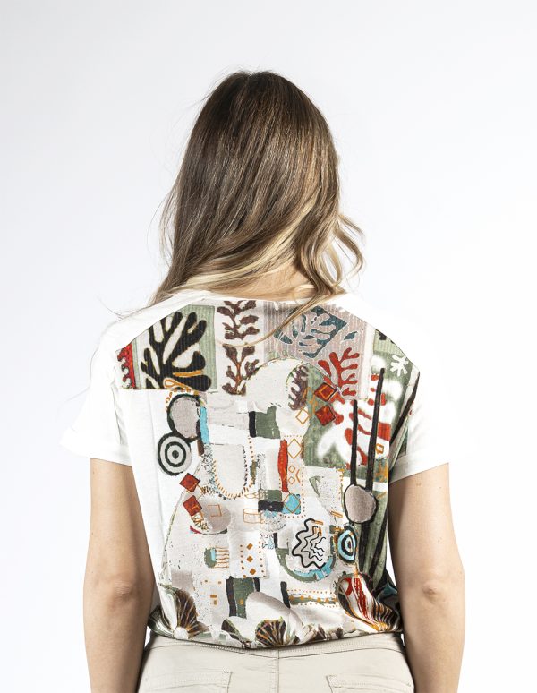 KL-3503-COSTA Kalisson Round Neck Kaki Cotton T-Shirt