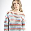 KL 3516 FRENTE A KL-3516-Kalisson Multicolor Cotton Knitted T-Shirt