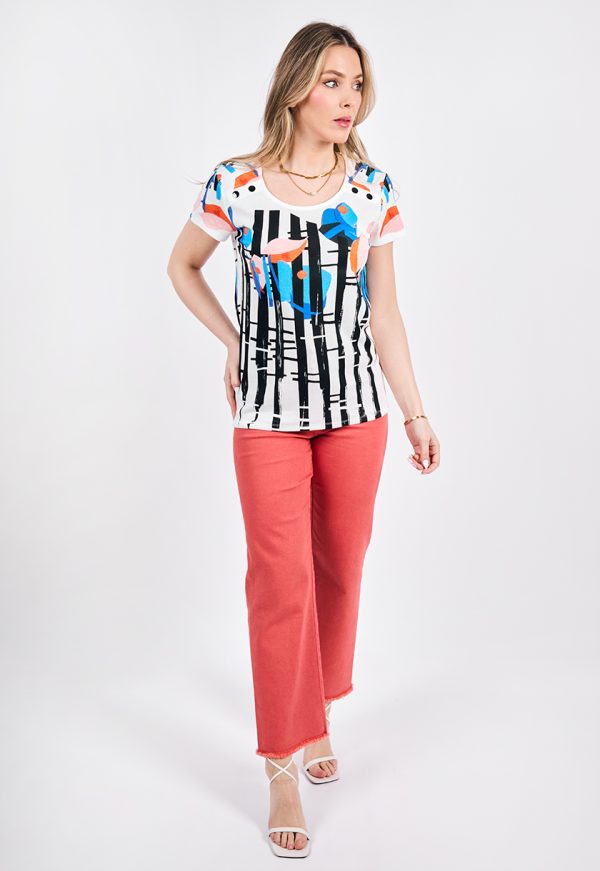 KA-E100-122_4 Kalisson T-Shirt Round Neck Print Granada