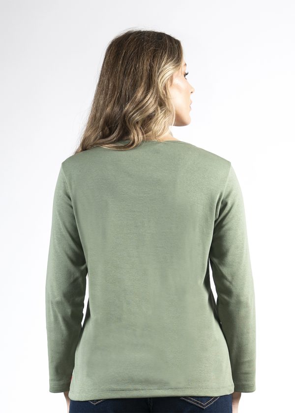 KL 3505 COSTA KL-3505-COSTA Kalisson Kaki ¾ Sleeves T-Shirt