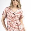 KA-I1047 Kalisson Blouse in Rose