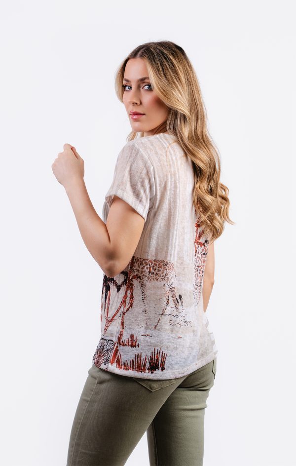 KL l3532-2 KL-l3532-2 Kalisson T-Shirt Decorative Bottons