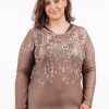 BAG L 2078 Bagoraz Taupe Round Neck T-Shirt