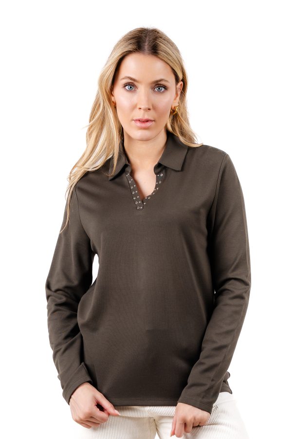 KA K 2010 Kalisson Green Polo Neck T-shirt