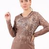 KA K 2025 Kalisson Taupe Round Neck T-shirt