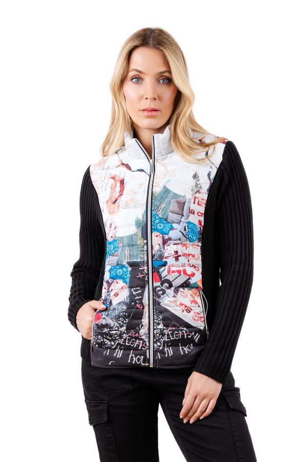 KA K 2041 Kalisson Multicolor Zipped Jacket