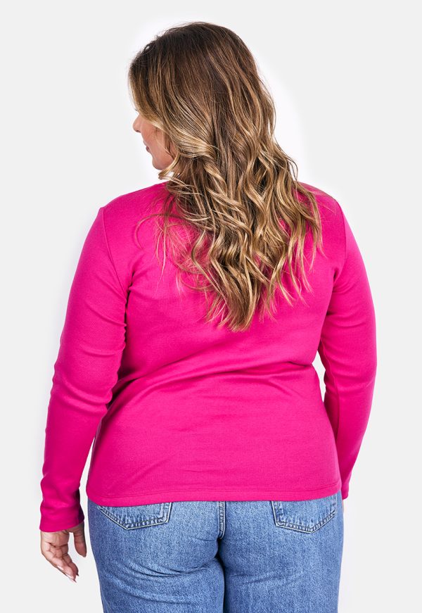 BL 4702_1Bagoraz Fushia Cotton T-Shirt