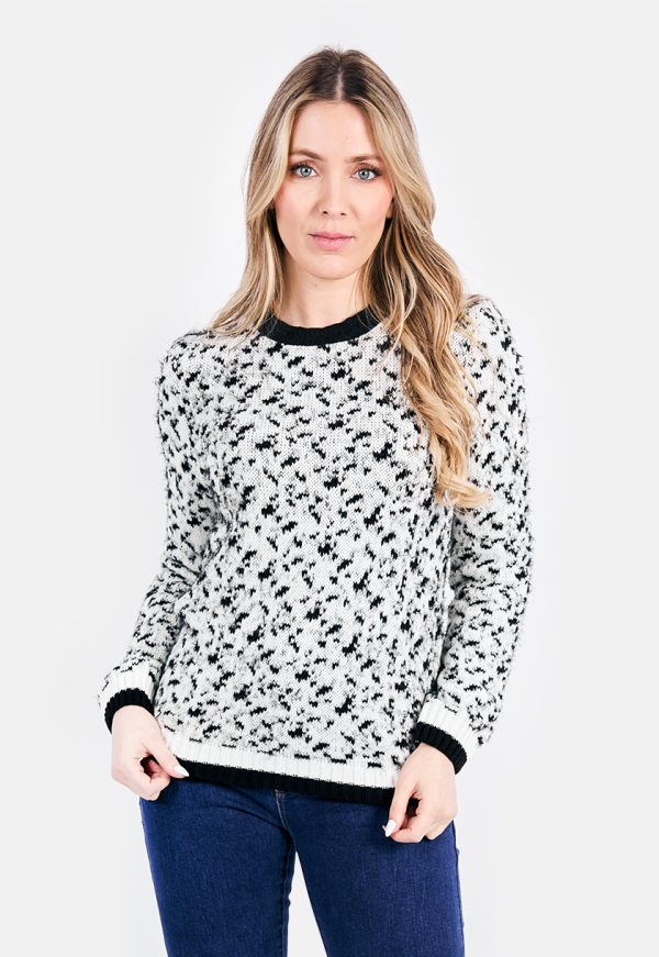 DI 4150_1Kalisson Abstract Jacquard Knit Sweater