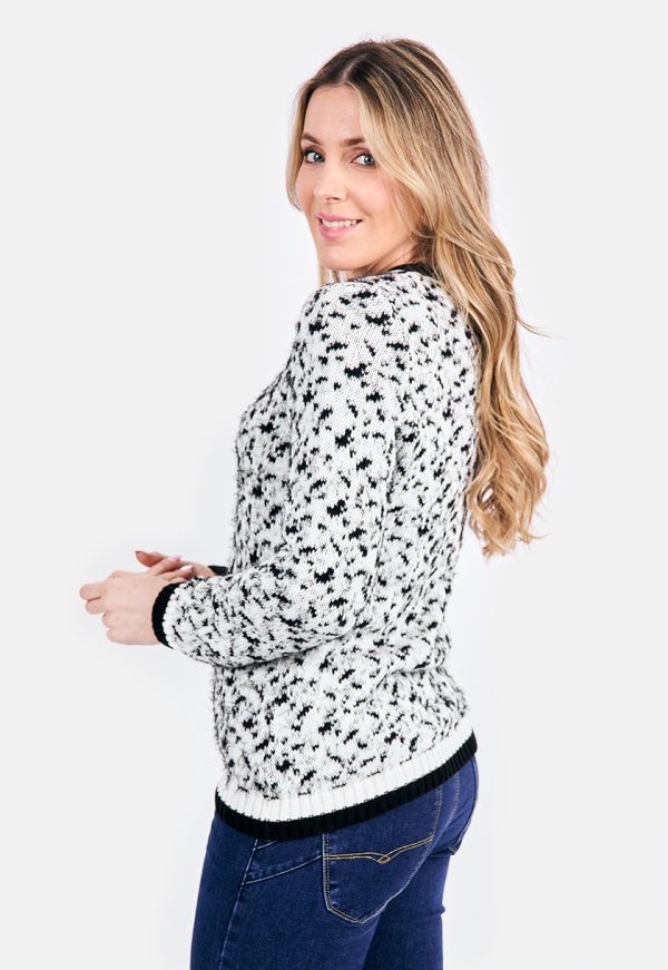 DI 4150_1Kalisson Abstract Jacquard Knit Sweater