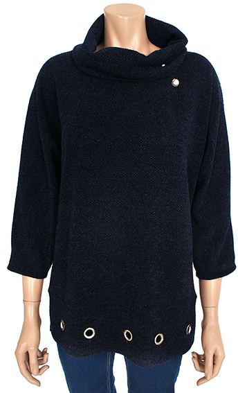 KA 18i040 BKalisson Blue High Neck T-shirt