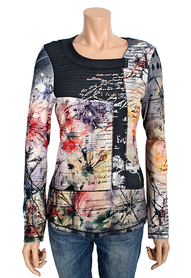 KA-9011Kalisson Multicolour Round Neck T-shirt