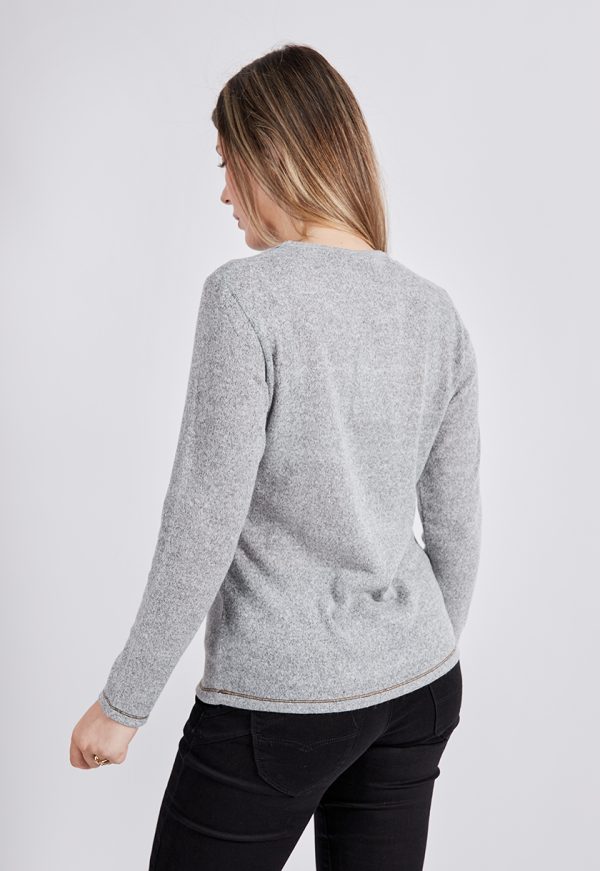 KA B200_113_2 KA-B200_113_2Kalisson Grey Round Neck T-shirt