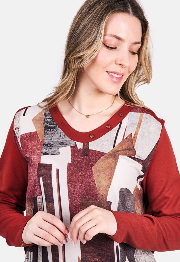 KA G2059_3Kalisson Brick Long Sleeves T-shirt