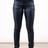 TIS-618 Kalisson Night Blue Faux Leather Pants