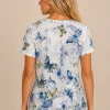 Kalisson butterfly print cotton top