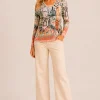 KAV26176-03-full-body Kalisson Artistic Long Sleeve Printed Top