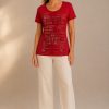 KAV26200-M11-front KAV26200-M11-front Kalisson Red Cotton Top