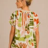 KAV2622-02-back-34 Kalisson abstract print viscose blouse with colourful artistic pattern