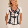 KAV2634-01-front Kalisson cream cotton printed top KAV2634