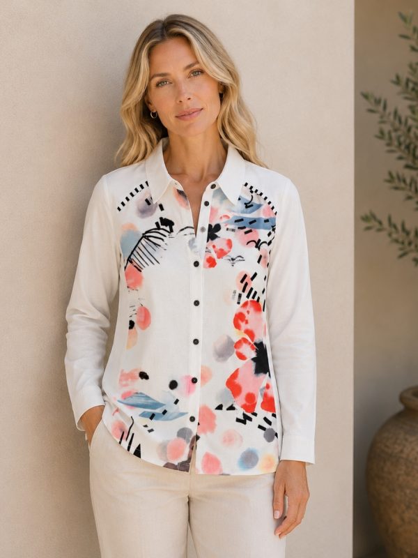 KAV2670-01-front-upperbody Kalisson Artistic Cotton Shirt