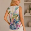 KAV2695-02-back-upperbody Kalisson Printed Sleeveless Top