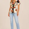KAV2697-02-full-body-front Kalisson floral printed short sleeve shirt