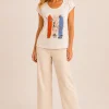 KAV2698-03-full-body Kalisson beige abstract print cotton blend top