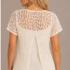 Kav26100-02-back Kalisson Crochet Layer Top Ivory
