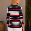 Kav26114-02-back Kav26114-02-back Kalisson Striped Cotton Top