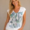 Kav261152-01-front Kalisson white tropical print cotton top