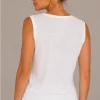 Kav26194-02-back Kav26194-02-back Kalisson White Lace Sleeveless Top