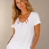 Kav26203-01-front-34 Kalisson White Cotton Top