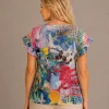 Kav2623-02-back Kalisson colourful abstract print top