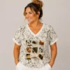 BAGV26141X_1 Bagoraz printed women's top