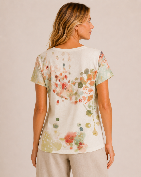 KAV26199-02-back Kalisson floral print cotton top