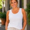Bagoraz white cotton tank top