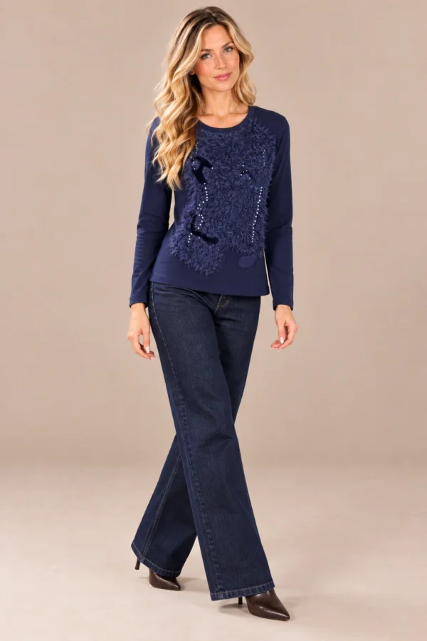 01navy-embellished-long-sleeve-top.webp Navy embellished long sleeve cotton top