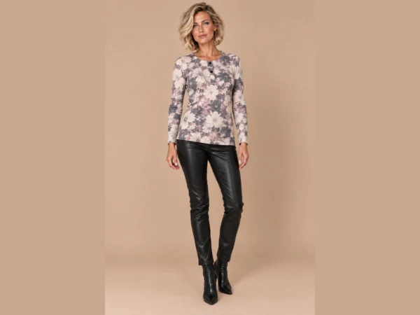 03kalisson-floral-print-long-sleeve-top.webp KALISSON floral print long sleeve top in beige grey and muted mauve