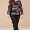 BAG_20I521_02_front_full_body Bagoraz Abstract Print Long Sleeve Top