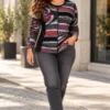 BAG_20I521_05_lifestyle Bagoraz Abstract Print Long Sleeve Top