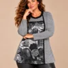 bagoraz-bag20i505-grey-printed-tunic-01-front-detail Bagoraz Grey Abstract Print Tunic
