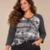bagoraz-bag20i520-grey-floral-top-1-front-upper-body BAGORAZ Grey Floral Print Top