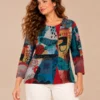bagoraz-bag32122-abstract-print-top-front-full BAGORAZ Abstract Print Long Sleeve Top