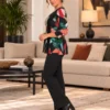bagoraz-d200061-floral-print-top-02_side_full_body Bagoraz Floral Print Long Sleeve Top