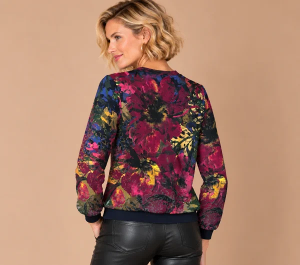 ka-20i044-womens-multicolour-printed-top-2 Kalisson multicolour printed women’s top front upper-body view